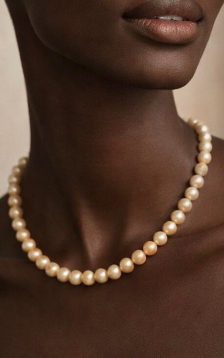 Crown Trifari Jewelry - Vintage Crown Trifari Faux Pearl Necklace Rhinestone Clasp 15”